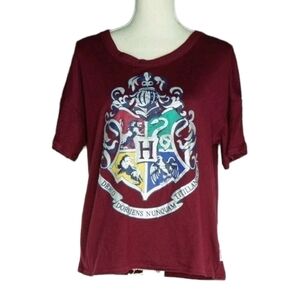 Harry Potter Hogwarts med 8-10 sleepwear or pullover Dracocoat of Arms graphic